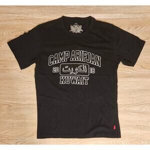 Camp Arifjan 2018 Kuwait Black T-shirt Womens Size Large Bateedesign